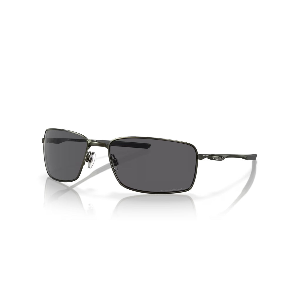 Oakley Square Wire Grey Polarized Sunglasses Carbon #- 53 Degrees North