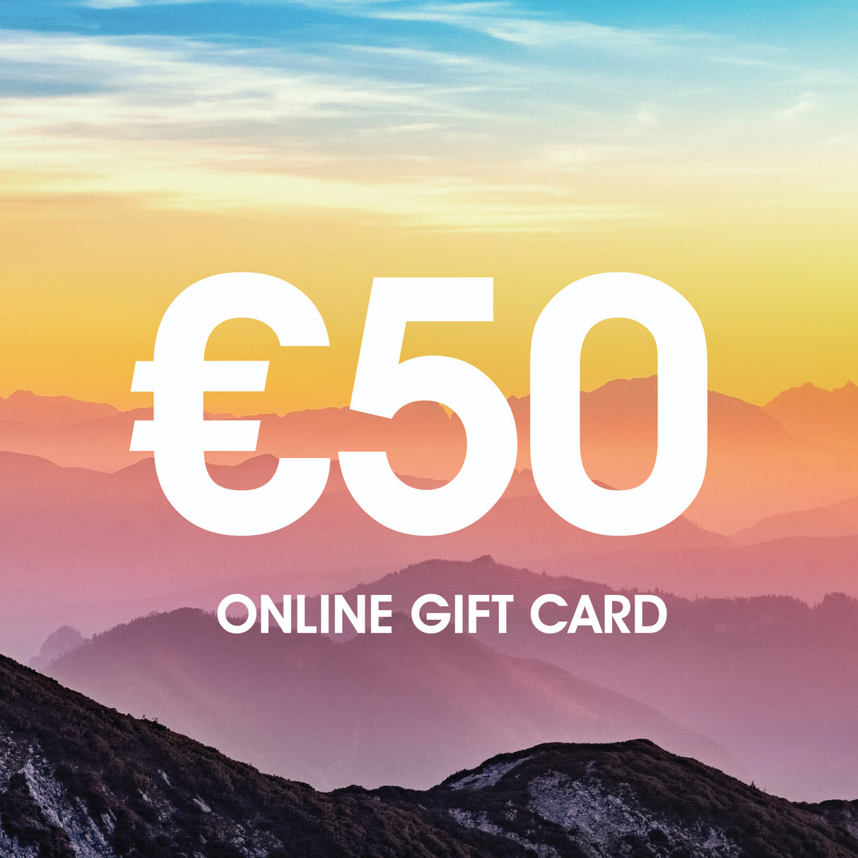 53 Degrees North Online Gift Card €20-€30-€50-€100-€150 - 53 Degrees North