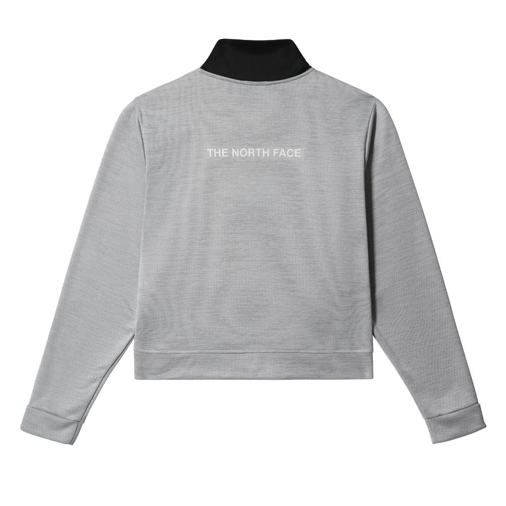 The North Face Women's Plus MA 1/4 Zip Fleece - TNF Light Grey Heather/TNF Black Black / 16-18-Black / 20-22-Black / 24-26 #- 53 Degrees North
