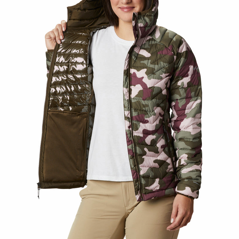Columbia Women's Powder Lite Hooded Jacket Green / 8-Green / 10-Green / 12-Green / 14 - 53 Degrees North