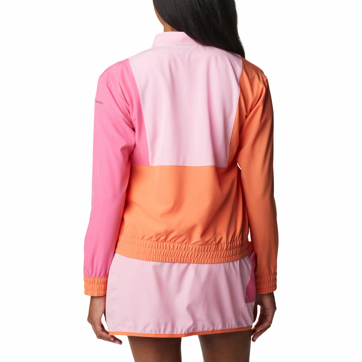 Columbia Women's Columbia Hike Full Zip Jacket Sunset Orange/Wild Rose/Wild Geranium / X-Small-Sunset Orange/Wild Rose/Wild Geranium / Small-Sunset Orange/Wild Rose/Wild Geranium / Medium-Sunset Orange/Wild Rose/Wild Geranium / Large-Sunset Orange/Wild Rose/Wild Geranium / X-Large #- 53 Degrees North