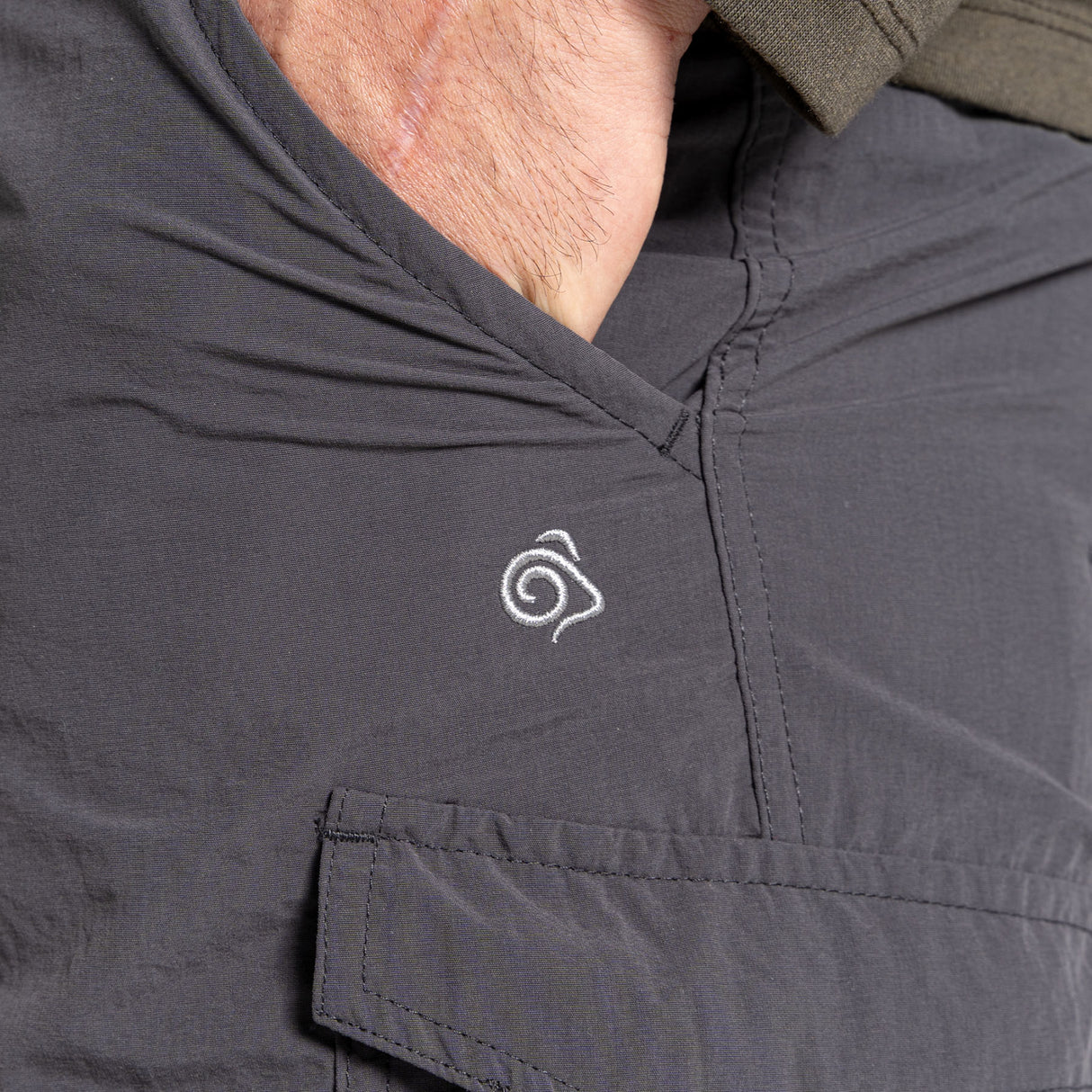 Craghoppers Men's Nosilife Cargo II Shorts Black Pepper / Small-Black Pepper / Medium-Black Pepper / Large-Black Pepper / X-Large-Black Pepper / XX-Large - 53 Degrees North