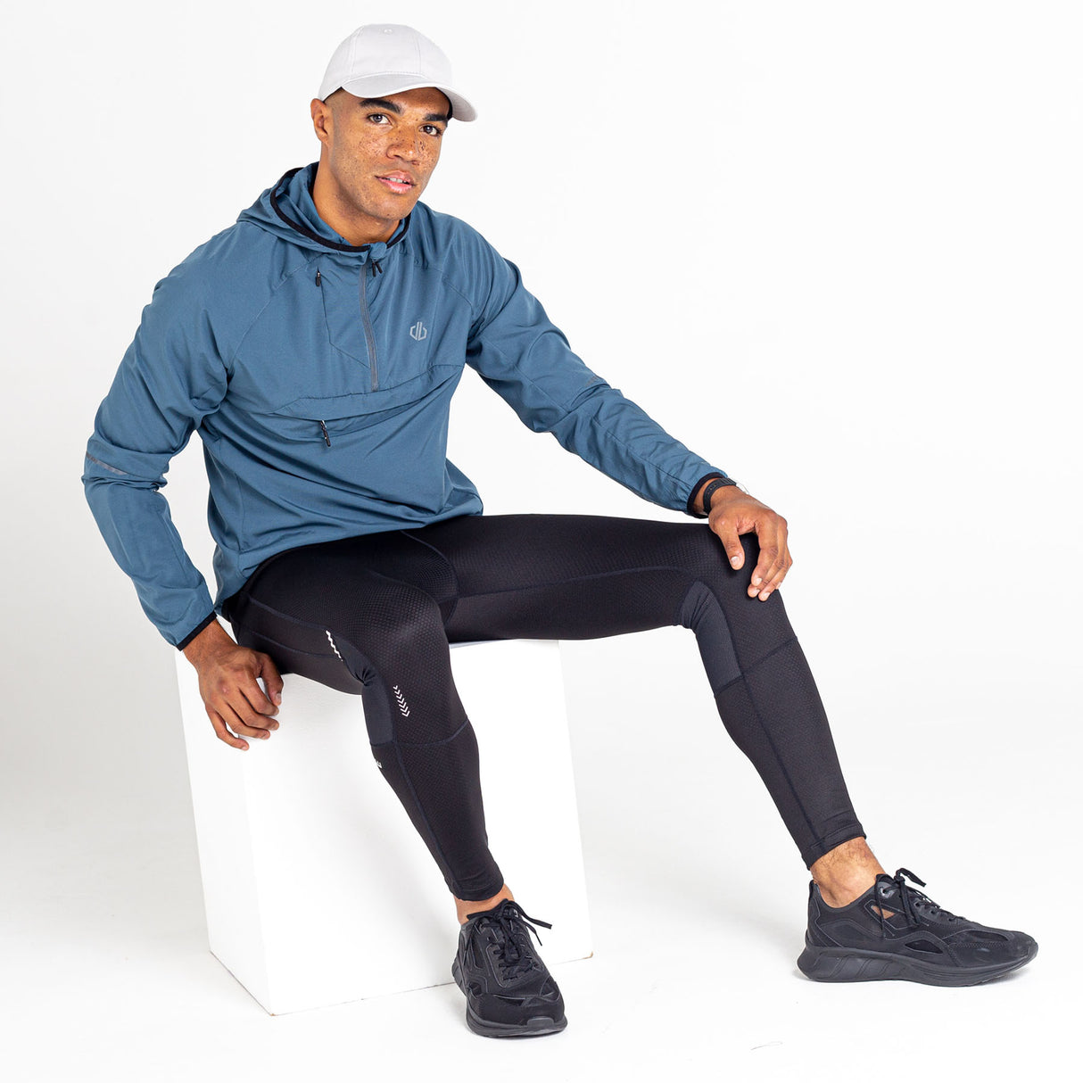 Dare 2b Men's Abaccus II Reflective Fitness Tights Black / Small-Black / Medium-Black / Large-Black / X-Large - 53 Degrees North