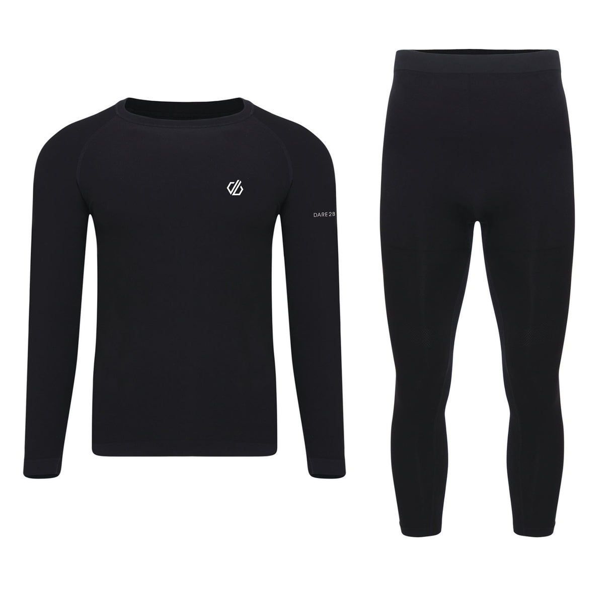 Dare 2b Men's In The Zone Base Layer Set Black / Small-Black / Medium-Black / Large-Black / X-Large/XX-Large - 53 Degrees North