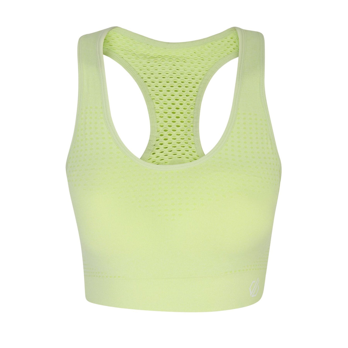 Dare 2b Women's Don't Sweat It Sports Bra Sharp Green / X-Small (UK 8)-Sharp Green / Small (UK 10)-Sharp Green / Medium (UK 12)-Sharp Green / Large (UK 14)-Sharp Green / X-Large (UK 16) - 53 Degrees North