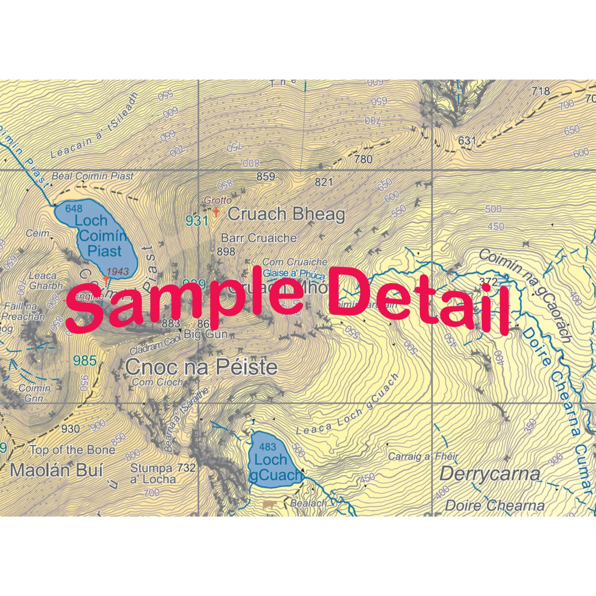 EastWest Mapping The Reeks Waterproof Map Default Title - 53 Degrees North
