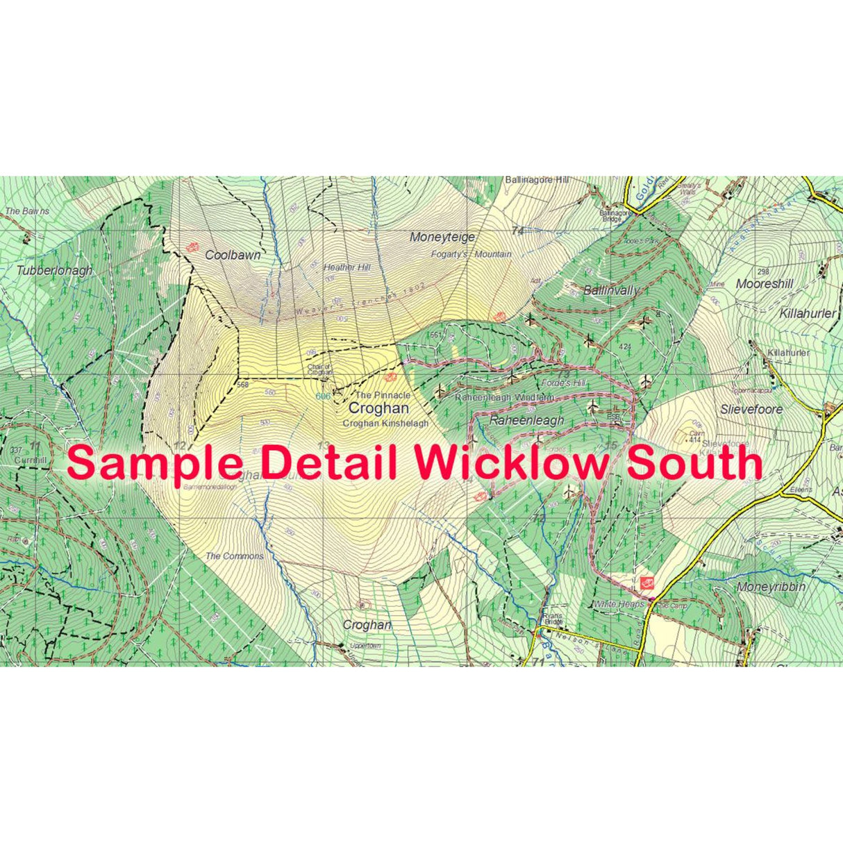 EastWest Mapping Wicklow South Waterproof Map Default Title - 53 Degrees North