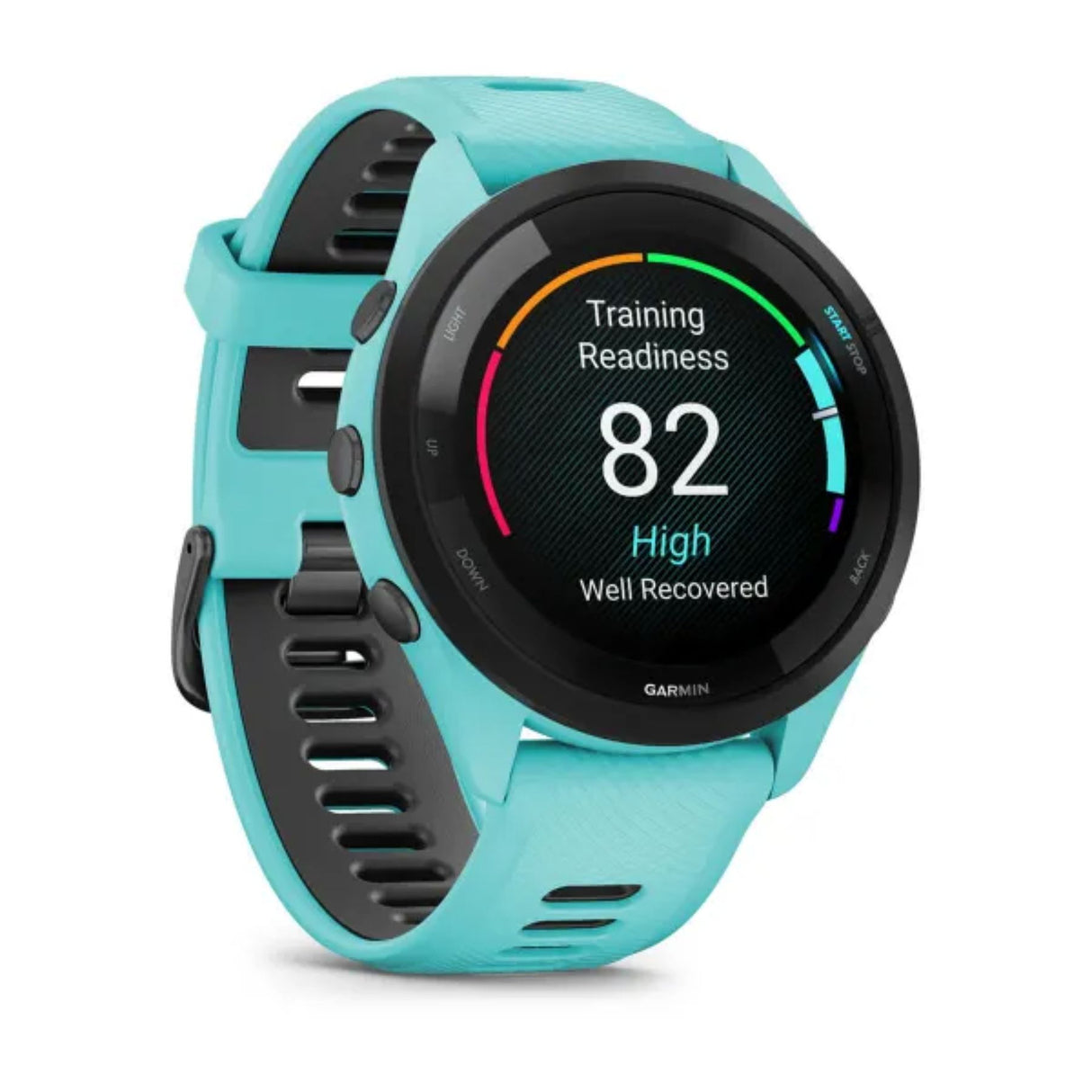 Garmin Forerunner 265 Music Smartwatch Whitestone-Aqua-Black - 53 Degrees North