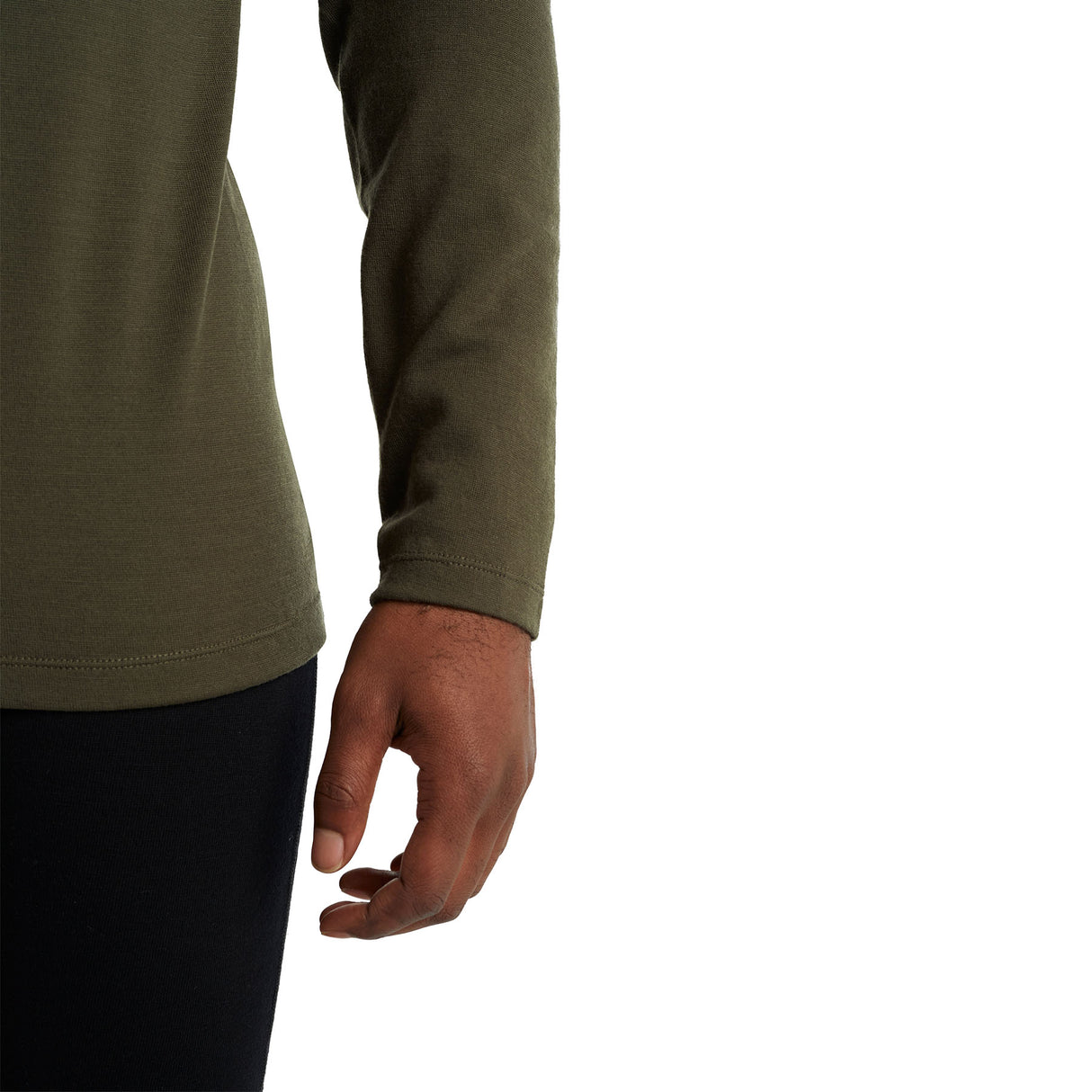 Icebreaker Men's Merino 260 Tech Long Sleeve Crewe Thermal Top Loden / Small-Loden / Medium-Loden / Large-Loden / X-Large-Loden / XX-Large - 53 Degrees North