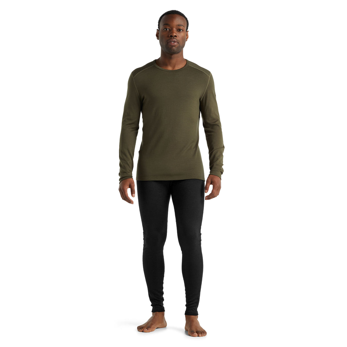 Icebreaker Men's Merino 260 Tech Long Sleeve Crewe Thermal Top Loden / Small-Loden / Medium-Loden / Large-Loden / X-Large-Loden / XX-Large - 53 Degrees North
