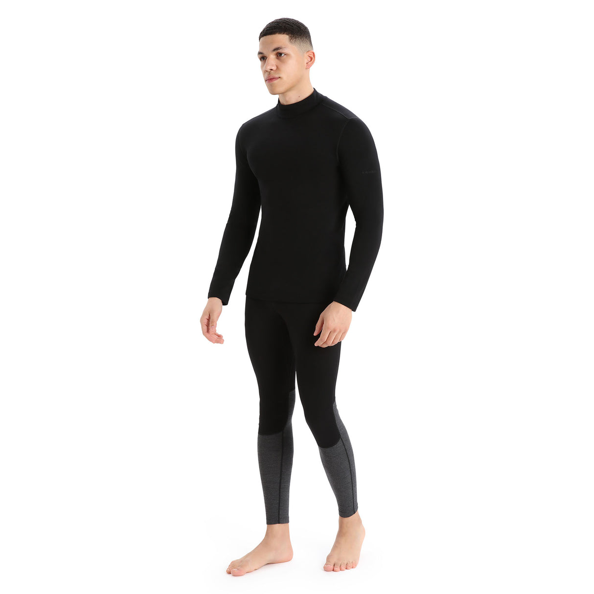 Icebreaker Men's Merino 260 Tech Long Sleeve Turtleneck Black / Small-Black / Medium-Black / Large-Black / X-Large-Black / XX-Large - 53 Degrees North