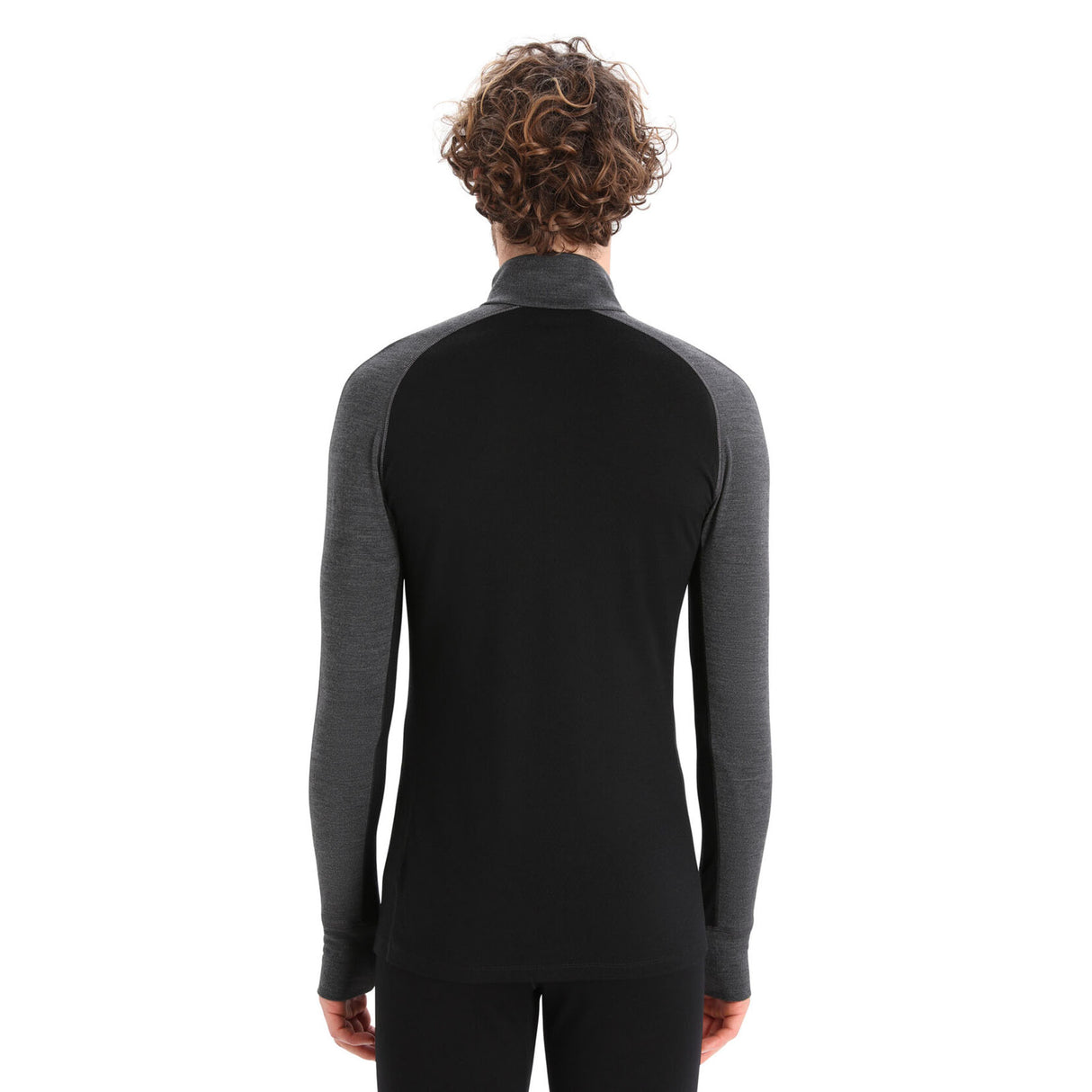 Icebreaker Men's Zoneknit 260 Long Sleeve Half Zip Base Layer Top Jet Heather / Small-Jet Heather / Medium-Jet Heather / Large-Jet Heather / X-Large-Jet Heather / XX-Large - 53 Degrees North