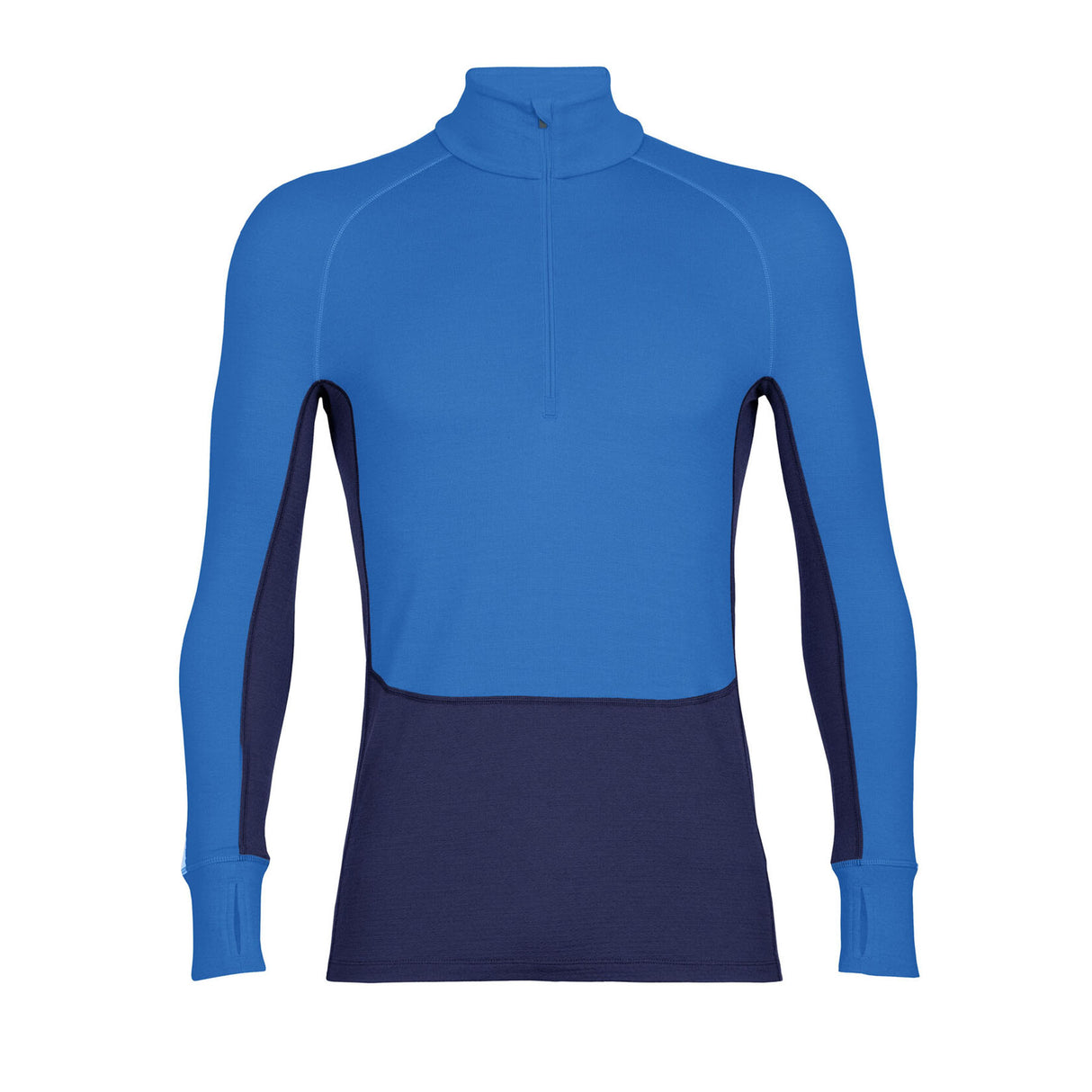 Icebreaker Men's Zoneknit 260 Long Sleeve Half Zip Base Layer Top Jet Heather / Small-Jet Heather / Medium-Jet Heather / Large-Jet Heather / X-Large-Jet Heather / XX-Large - 53 Degrees North