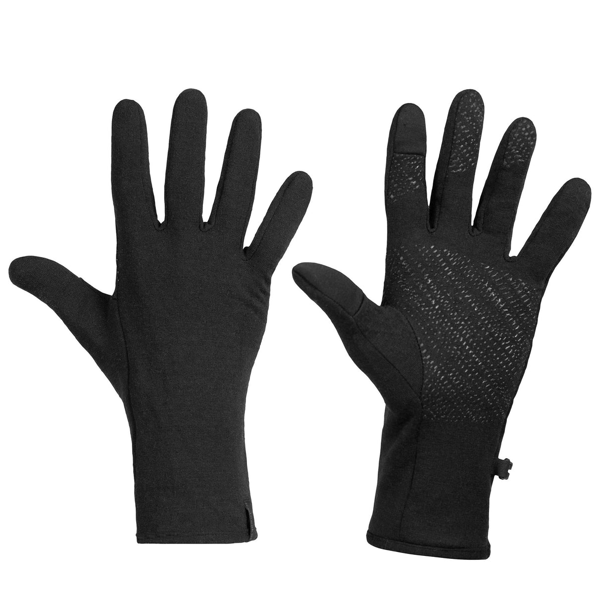 Icebreaker Unisex Merino Quantum Gloves Black / X-Small-Black / Small-Black / Medium-Black / Large - 53 Degrees North