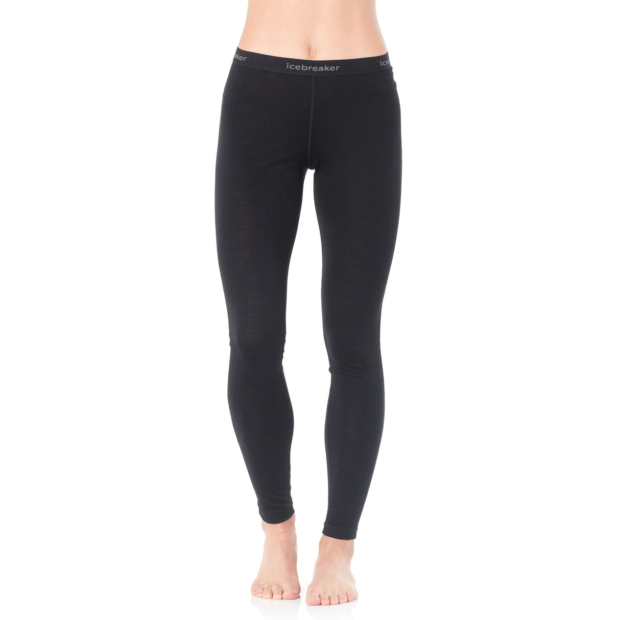 Icebreaker Women's Merino 200 Oasis Leggings Black / X-Small-Black / Small-Black / Medium-Black / Large-Black / X-Large - 53 Degrees North