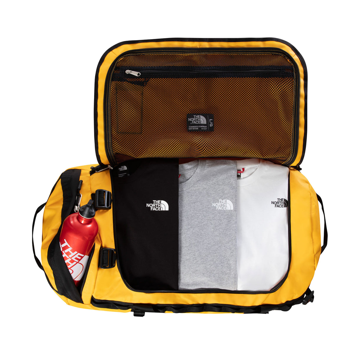 The North Face Base Camp Duffel - Large TNF Black/TNF White-Summit Gold/TNF Black #- 53 Degrees North