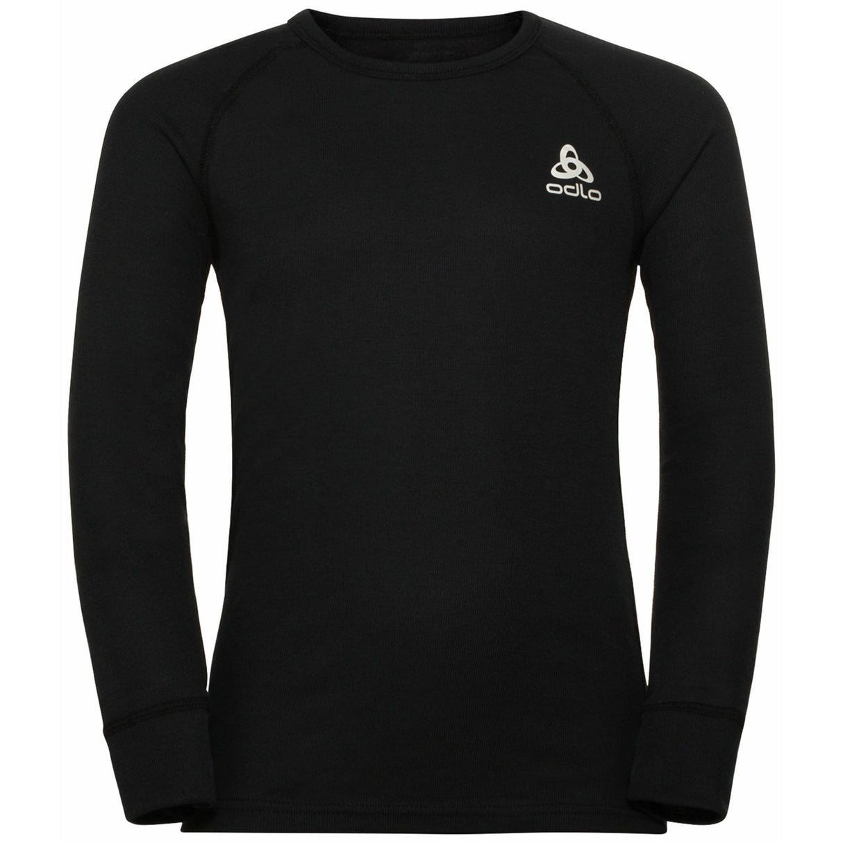 ODLO Kids' Active Warm Eco Baselayer Top Black / Age 3-4-Black / Age 5-6-Black / Age 7-8-Black / Age 9-10-Black / Age 11-12 - 53 Degrees North