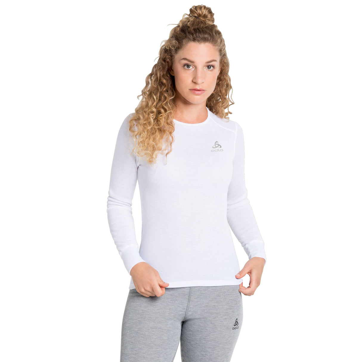 ODLO Women's Active Warm Eco Baselayer Top Fudge / X-Small-Fudge / Small-Fudge / Medium-Fudge / Large-Fudge / X-Large - 53 Degrees North
