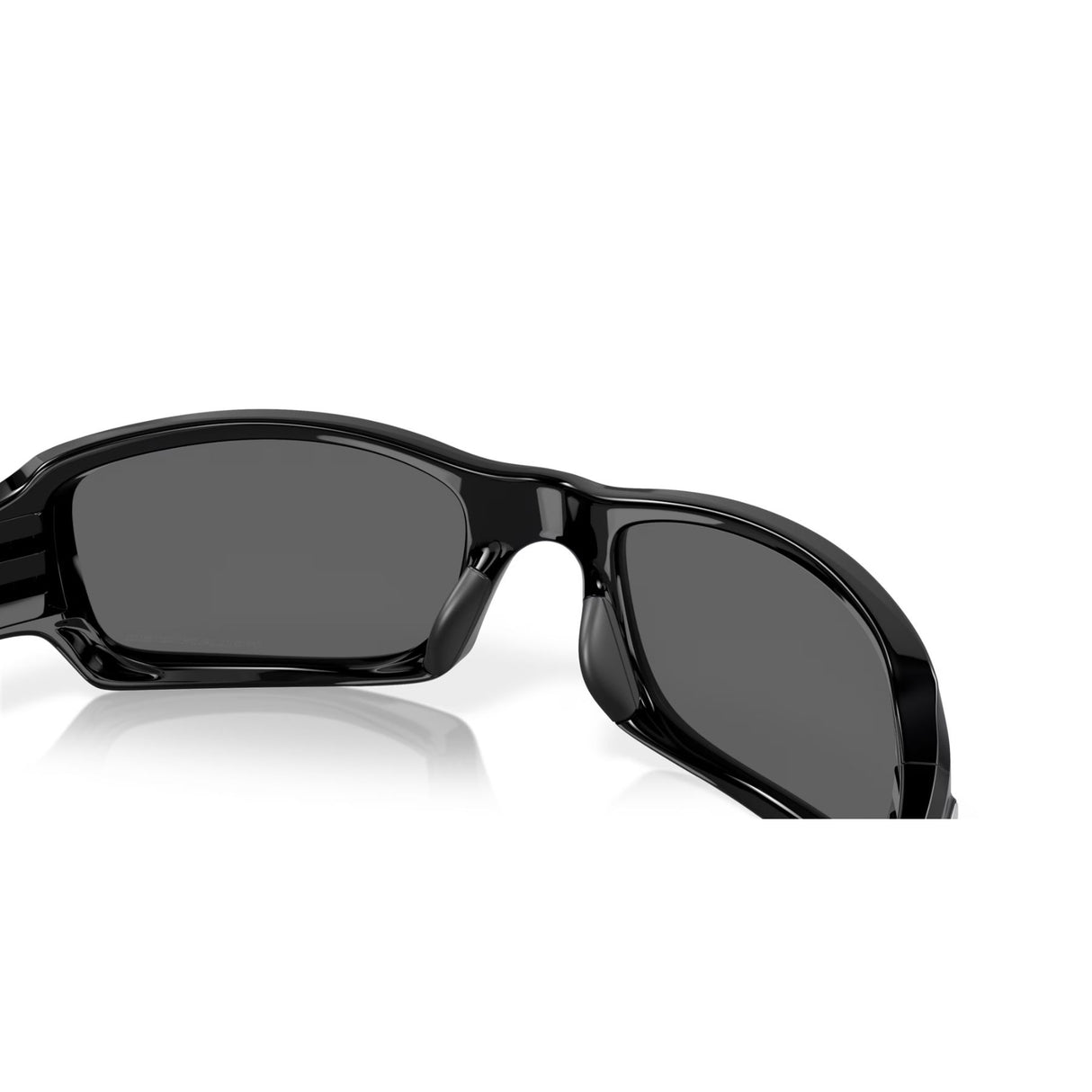 Oakley Fives Squared Black Iridium Polarized Sunglasses Polished Black - 53 Degrees North