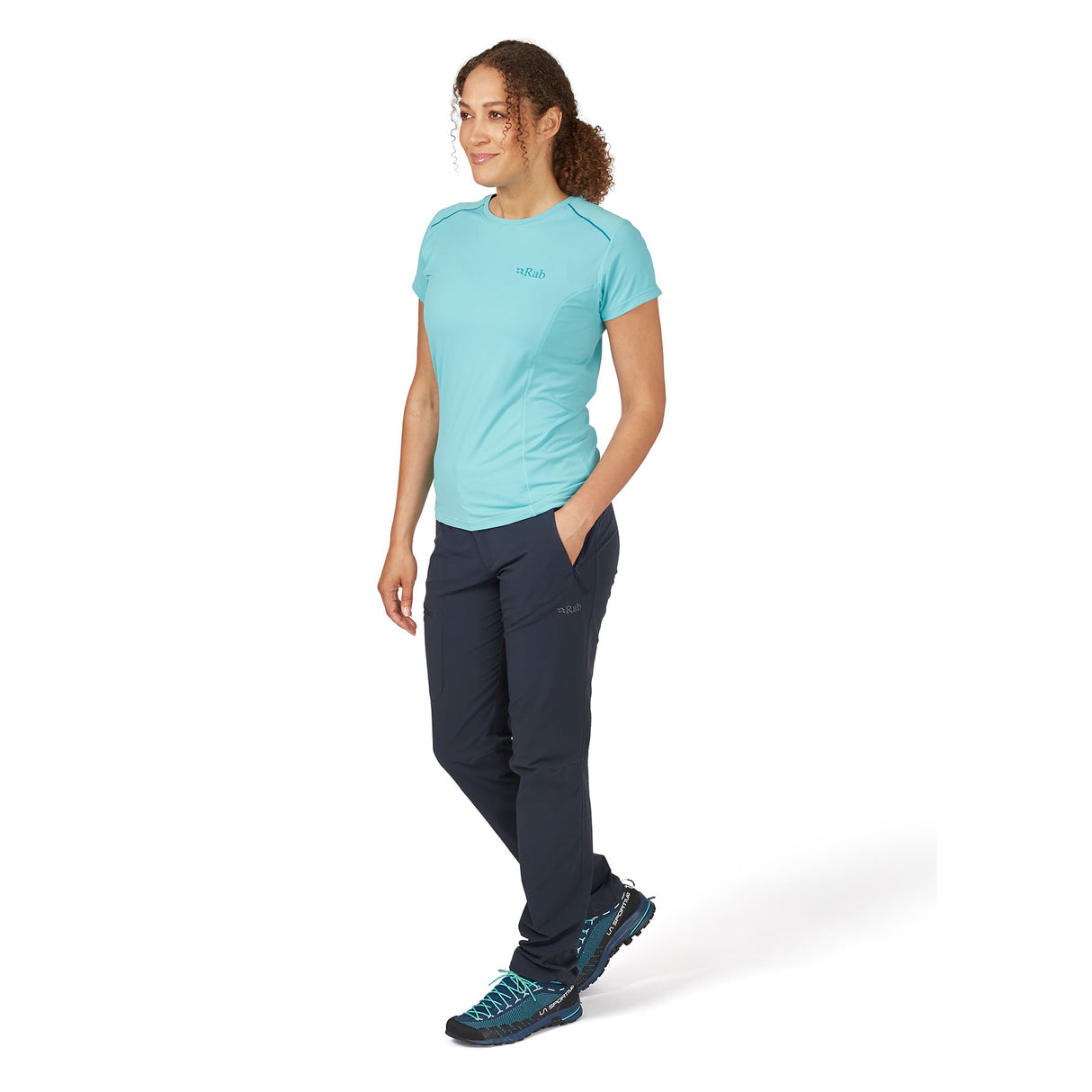 Rab Women's Incline Trousers Beluga / X-Small-Beluga / Small-Beluga / Medium-Beluga / Large-Beluga / X-Large - 53 Degrees North