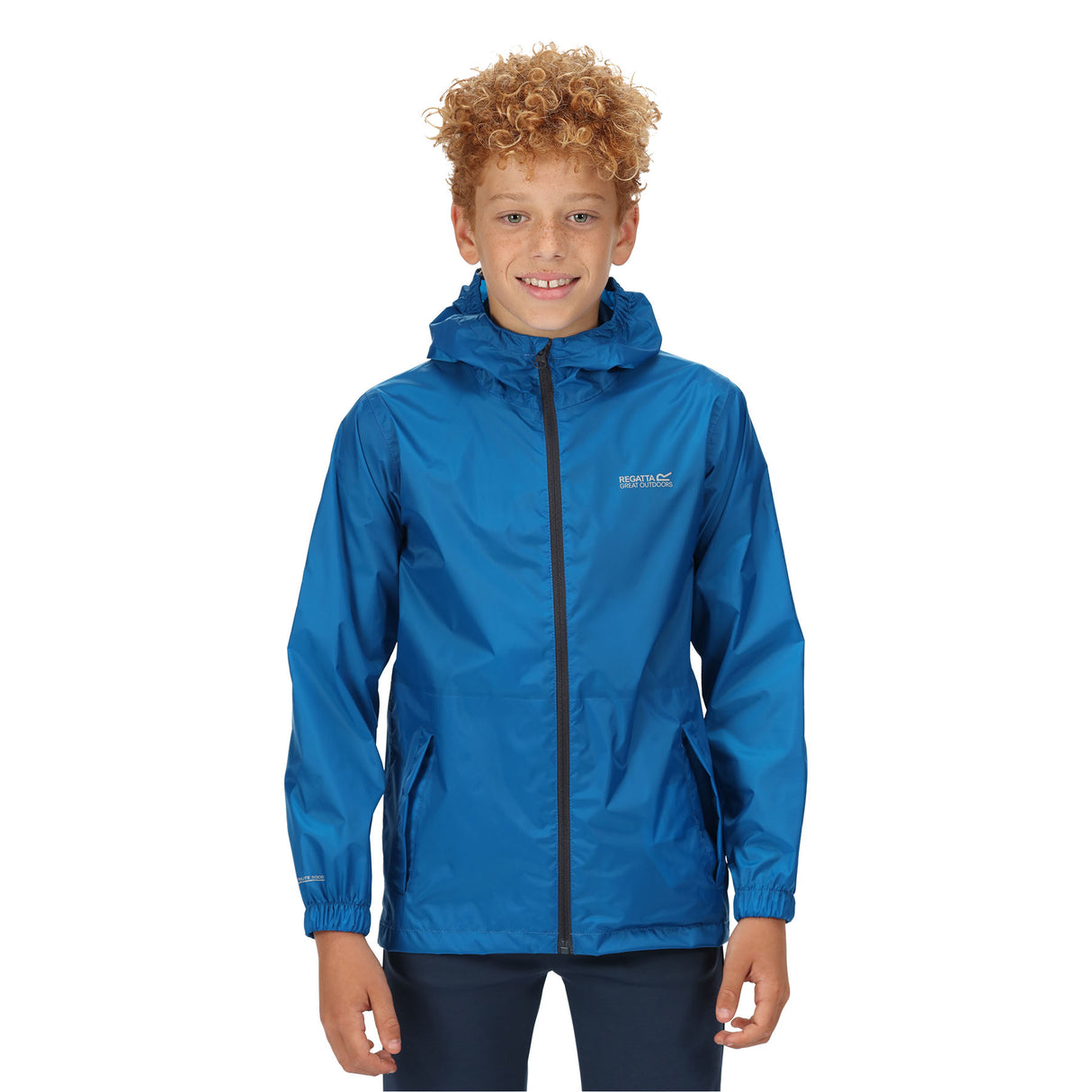 Regatta Kids' Pack-It Waterproof Packaway Jacket Midnight / Age 3-4-Midnight / Age 5-6-Midnight / Age 7-8-Midnight / Age 9-10-Midnight / Age 11-12 - 53 Degrees North