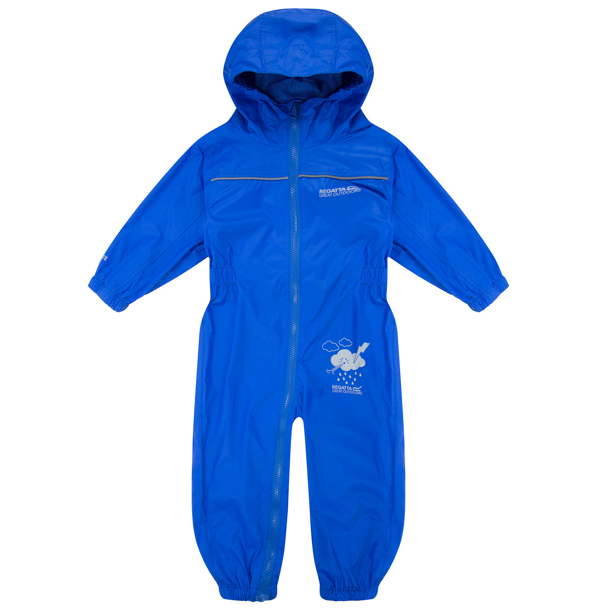 Regatta Kids Toddlers' Puddle IV Suit Oxford Blue / 6-12 Months-Oxford Blue / 12-18 Months-Oxford Blue / 18-24 Months-Oxford Blue / 24-36 Months-Jem / 6-12 Months - 53 Degrees North