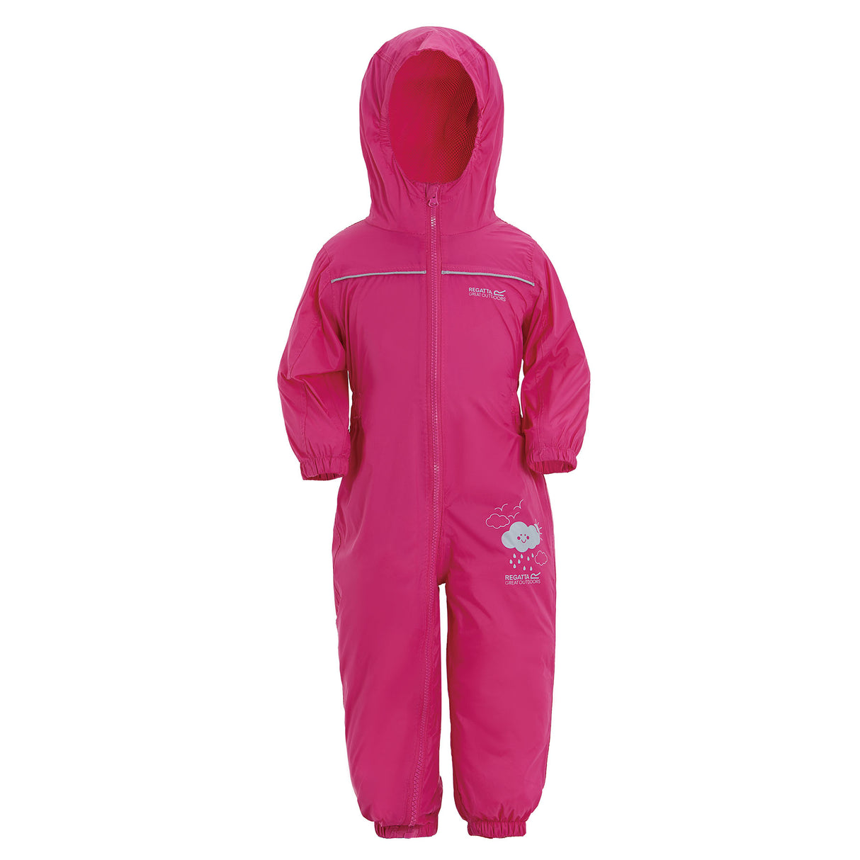 Regatta Kids Toddlers' Puddle IV Suit Oxford Blue / 6-12 Months-Oxford Blue / 12-18 Months-Oxford Blue / 18-24 Months-Oxford Blue / 24-36 Months-Jem / 6-12 Months - 53 Degrees North