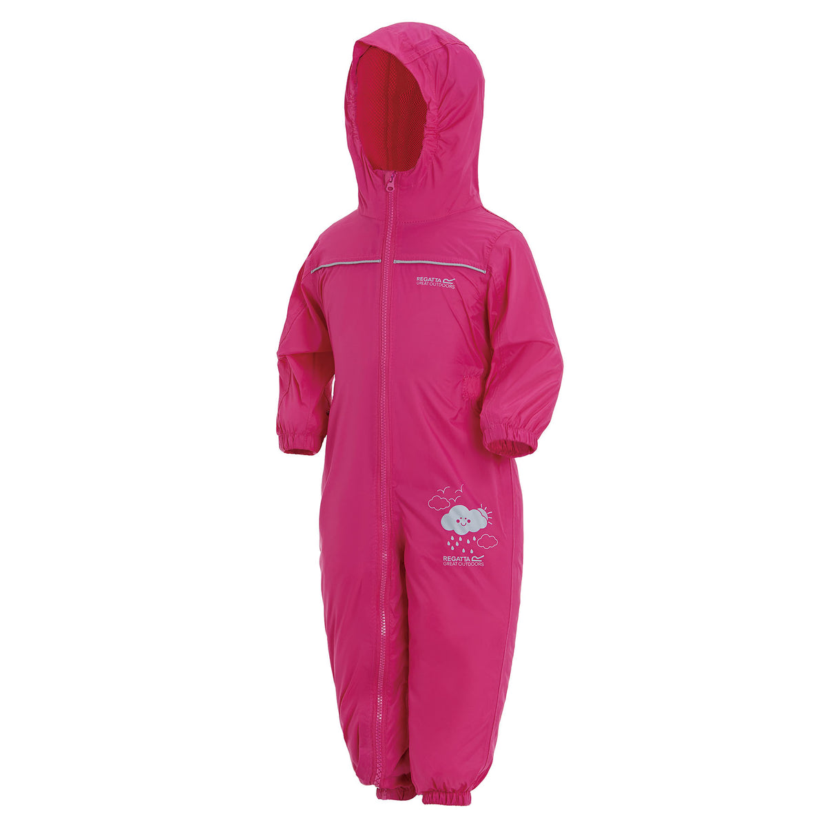 Regatta Kids Toddlers' Puddle IV Suit Oxford Blue / 6-12 Months-Oxford Blue / 12-18 Months-Oxford Blue / 18-24 Months-Oxford Blue / 24-36 Months-Jem / 6-12 Months - 53 Degrees North