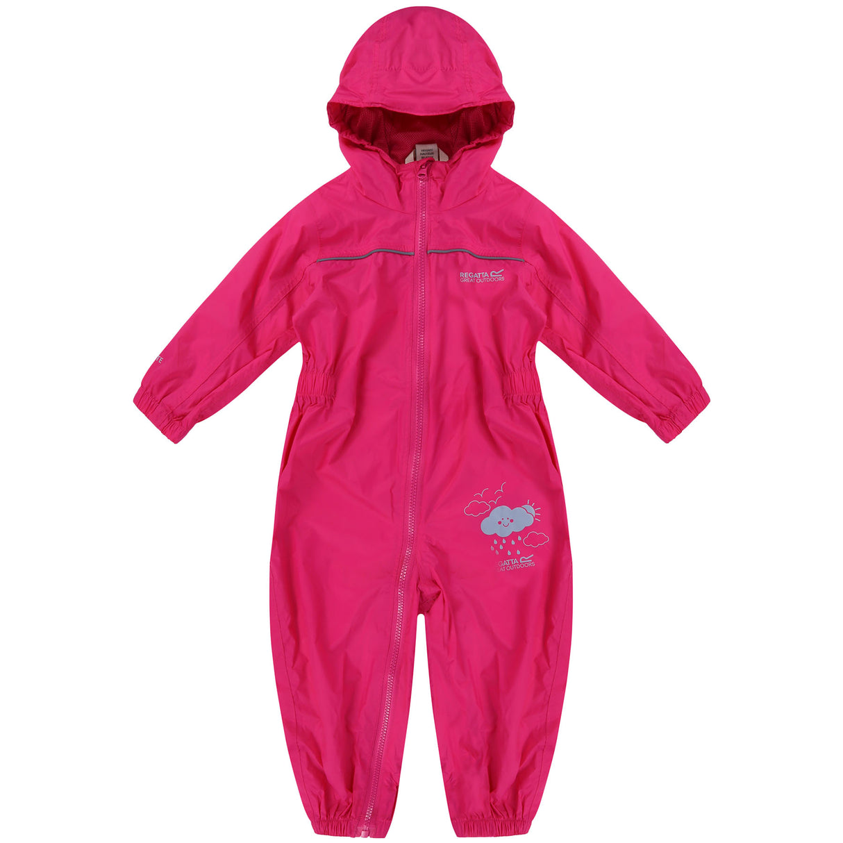 Regatta Kids Toddlers' Puddle IV Suit Oxford Blue / 6-12 Months-Oxford Blue / 12-18 Months-Oxford Blue / 18-24 Months-Oxford Blue / 24-36 Months-Jem / 6-12 Months - 53 Degrees North