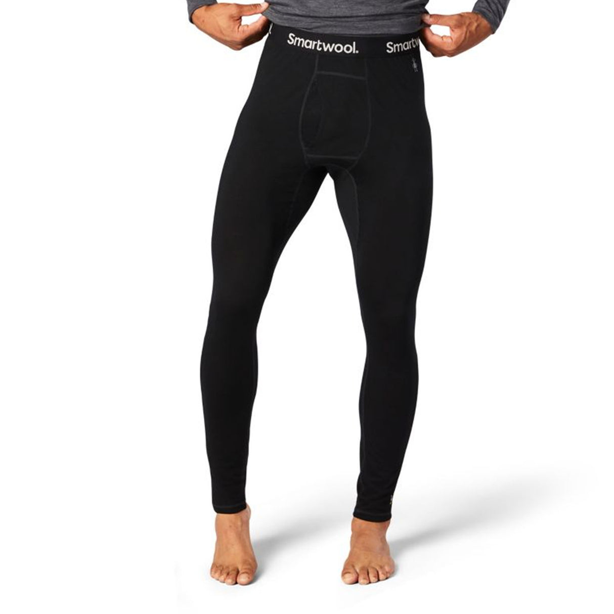 Smartwool Men's Classic All-Season Merino Base Layer Bottoms Black / Small - 53 Degrees North