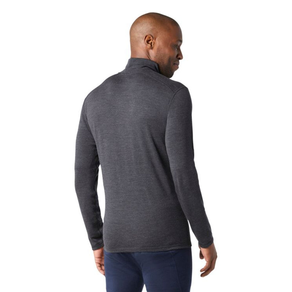 Smartwool Men's Classic Thermal Merino Baselayer 1/4 Zip Top Charcoal Heather / Small-Charcoal Heather / Medium-Charcoal Heather / Large-Charcoal Heather / X-Large-Charcoal Heather / XX-Large - 53 Degrees North