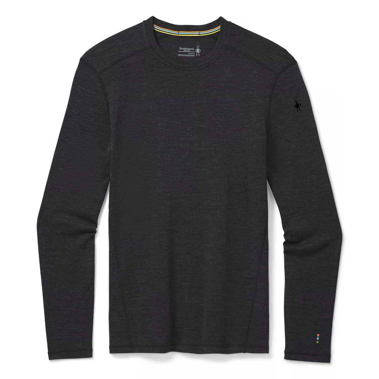Smartwool Men's Classic Thermal Merino Baselayer Crew Shirt Charcoal Heather / Small-Charcoal Heather / Medium-Charcoal Heather / Large-Charcoal Heather / X-Large-Charcoal Heather / XX-Large - 53 Degrees North