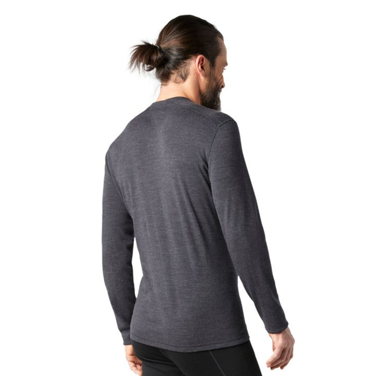 Smartwool Men's Classic Thermal Merino Baselayer Crew Shirt Charcoal Heather / Small-Charcoal Heather / Medium-Charcoal Heather / Large-Charcoal Heather / X-Large-Charcoal Heather / XX-Large - 53 Degrees North