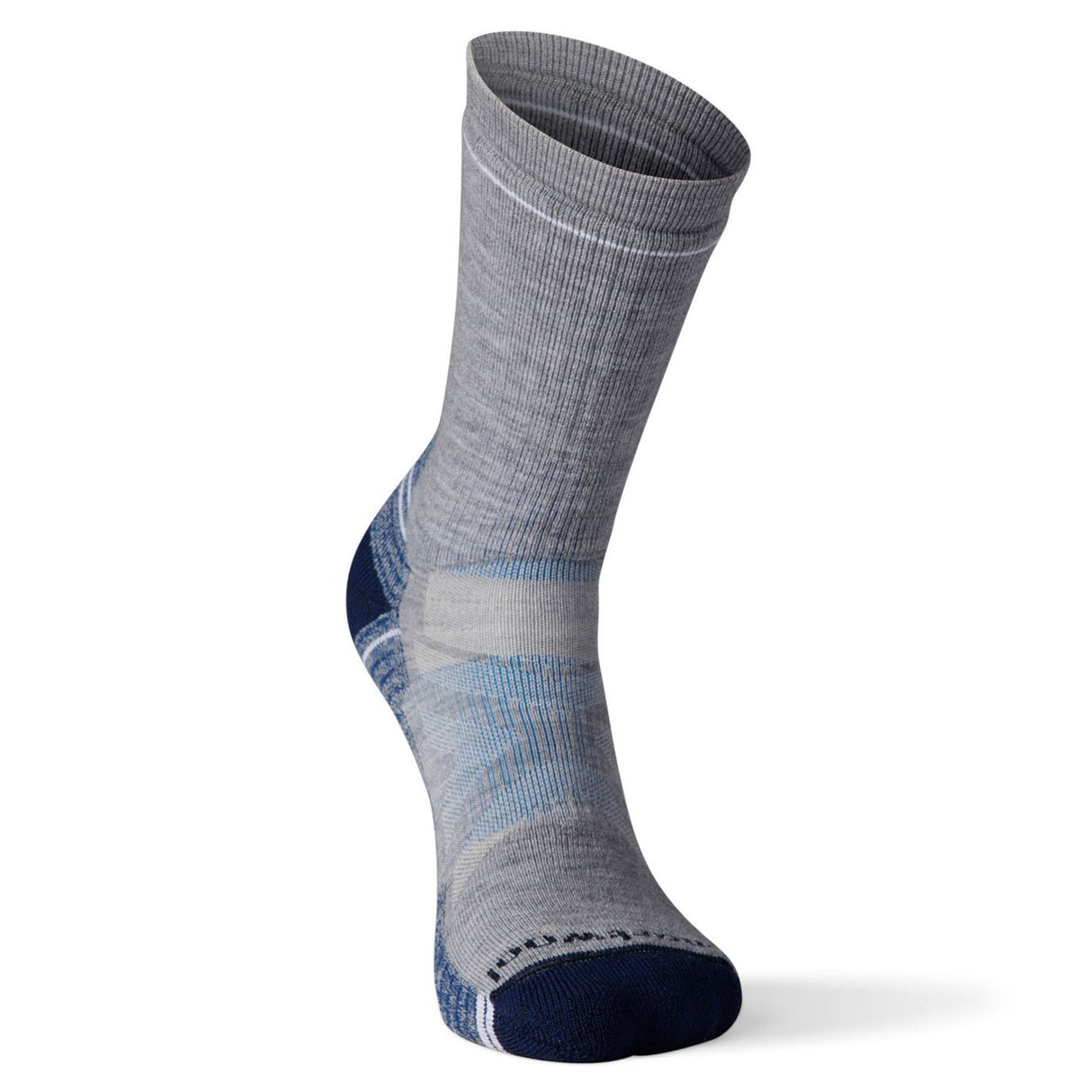 Smartwool Men's Hike Full Cushion Crew Socks Light Grey / Medium (UK 5-7.5)-Light Grey / Large (UK 8-10.5)-Light Grey / X-Large (UK 11-13.5) - 53 Degrees North