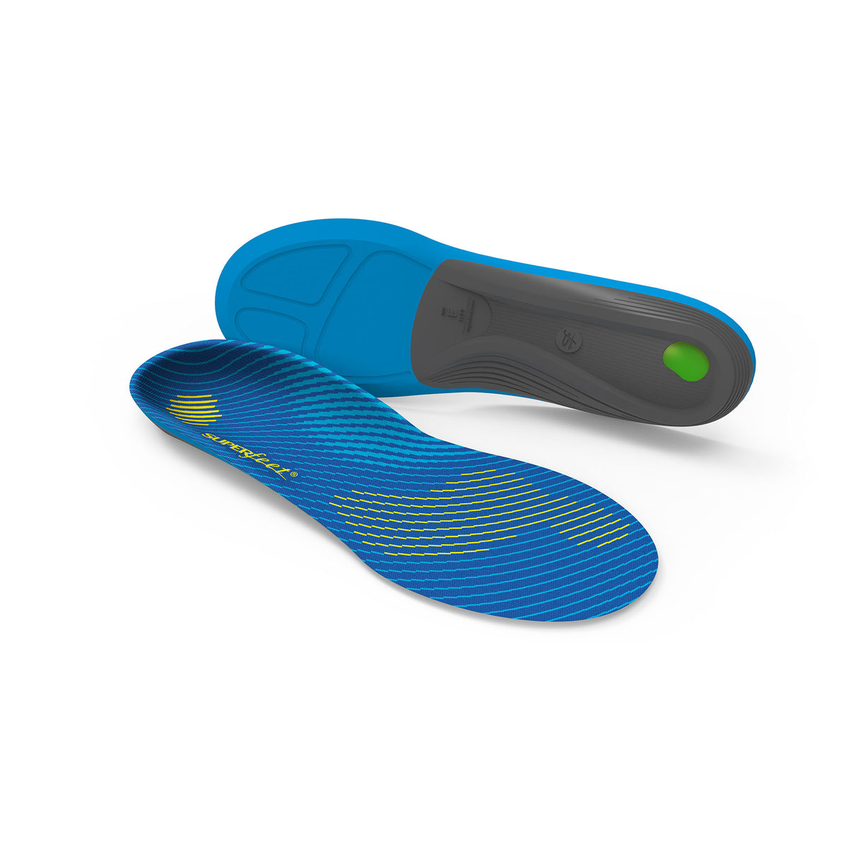 Superfeet Run Comfort Thin Running & Walking Insoles Blue / C (UK 4-5.5)-Blue / D (UK 6-7.5)-Blue / E (UK 8-9.5)-Blue / F (UK 10-11.5) - 53 Degrees North