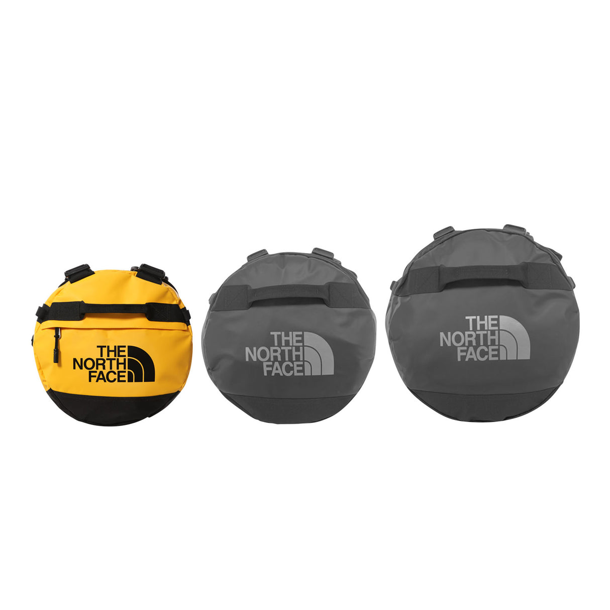 The North Face Base Camp Duffel Bag - Small Anthracite Grey Conrad-Opal Frost TNF Postcard-Stone Slab/Granite Grey-White Ash/Calacatta-Metal Pink/Hushed Laven - 53 Degrees North