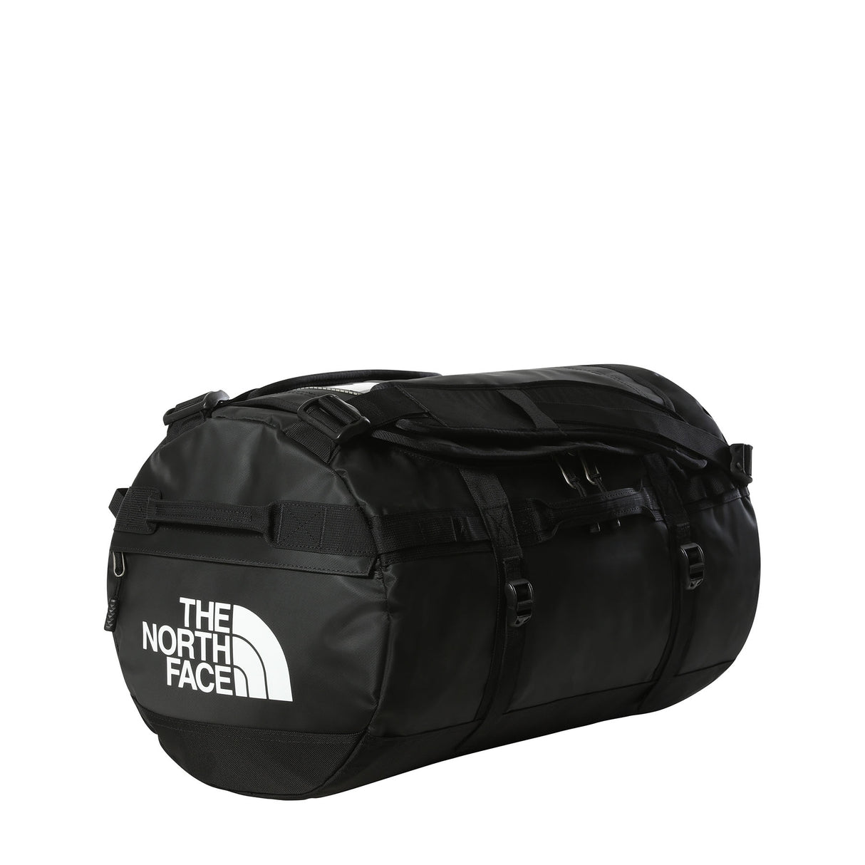 The North Face Base Camp Duffel Bag - Small Anthracite Grey Conrad-Opal Frost TNF Postcard-Stone Slab/Granite Grey-White Ash/Calacatta-Metal Pink/Hushed Laven - 53 Degrees North