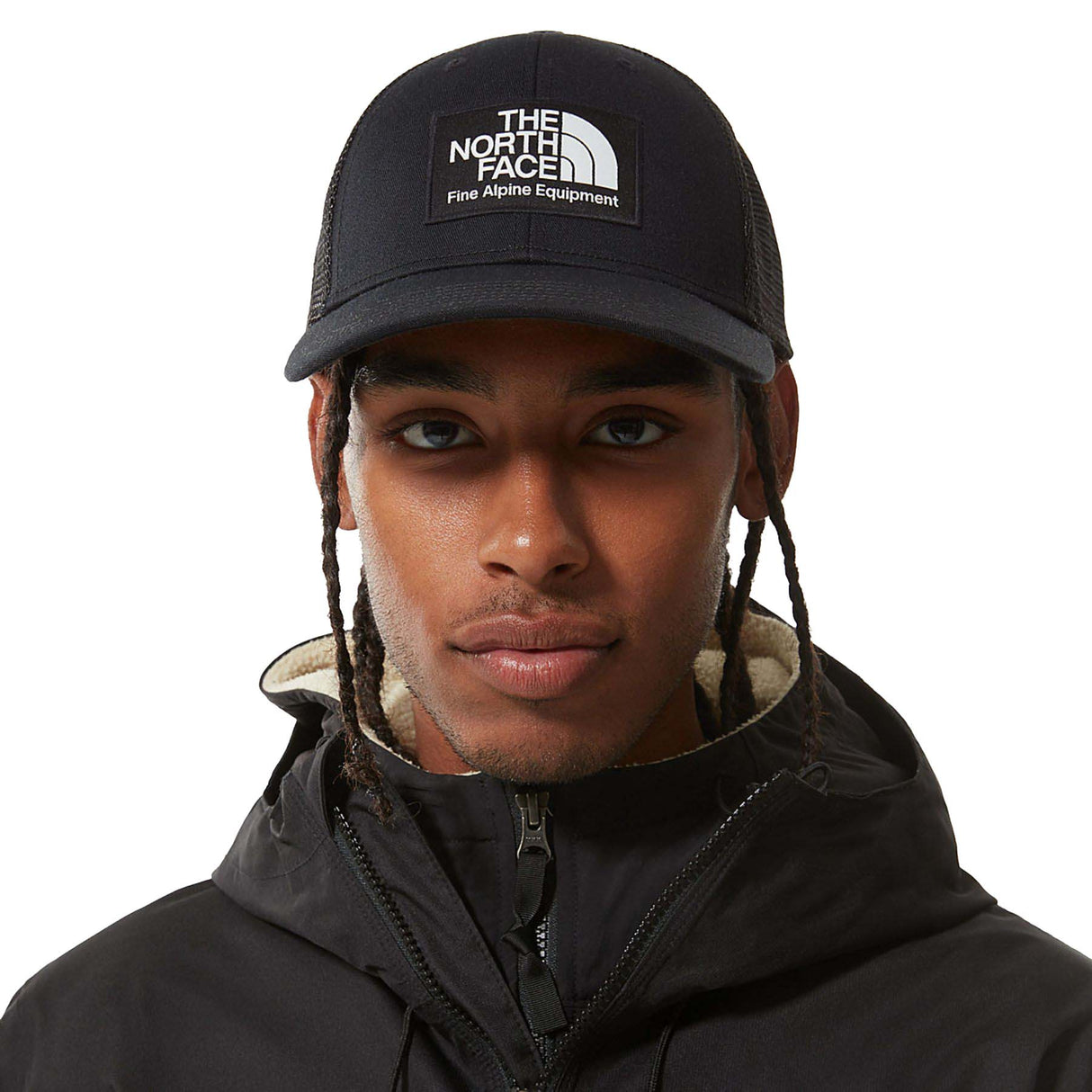 The North Face Mudder Trucker Cap TNF Black-Gravel-Shady Blue - 53 Degrees North