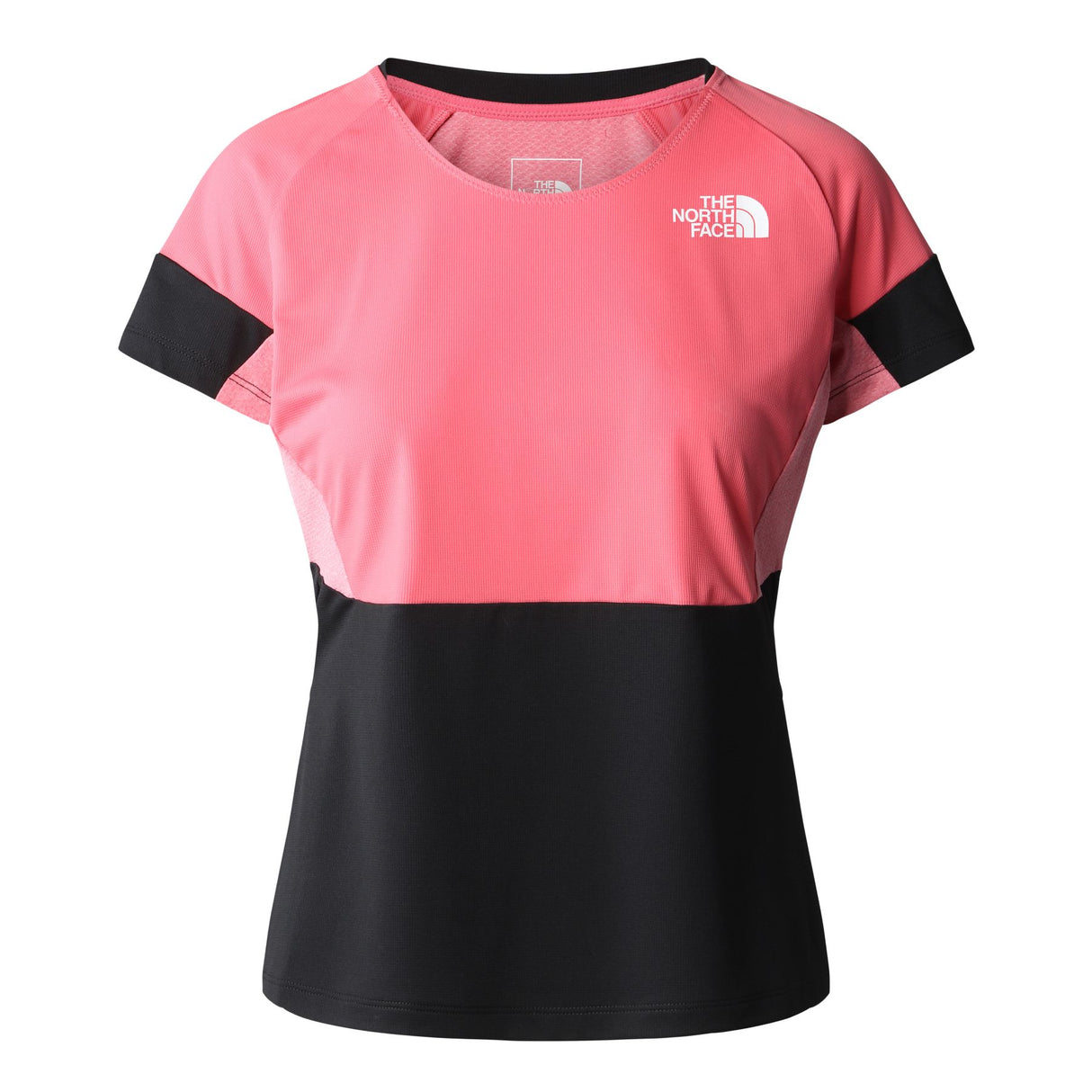 The North Face Women's Bolt Tech T-shirt Cosmo Pink/TNF Black / X-Small-Cosmo Pink/TNF Black / Small-Cosmo Pink/TNF Black / Medium-Cosmo Pink/TNF Black / Large - 53 Degrees North