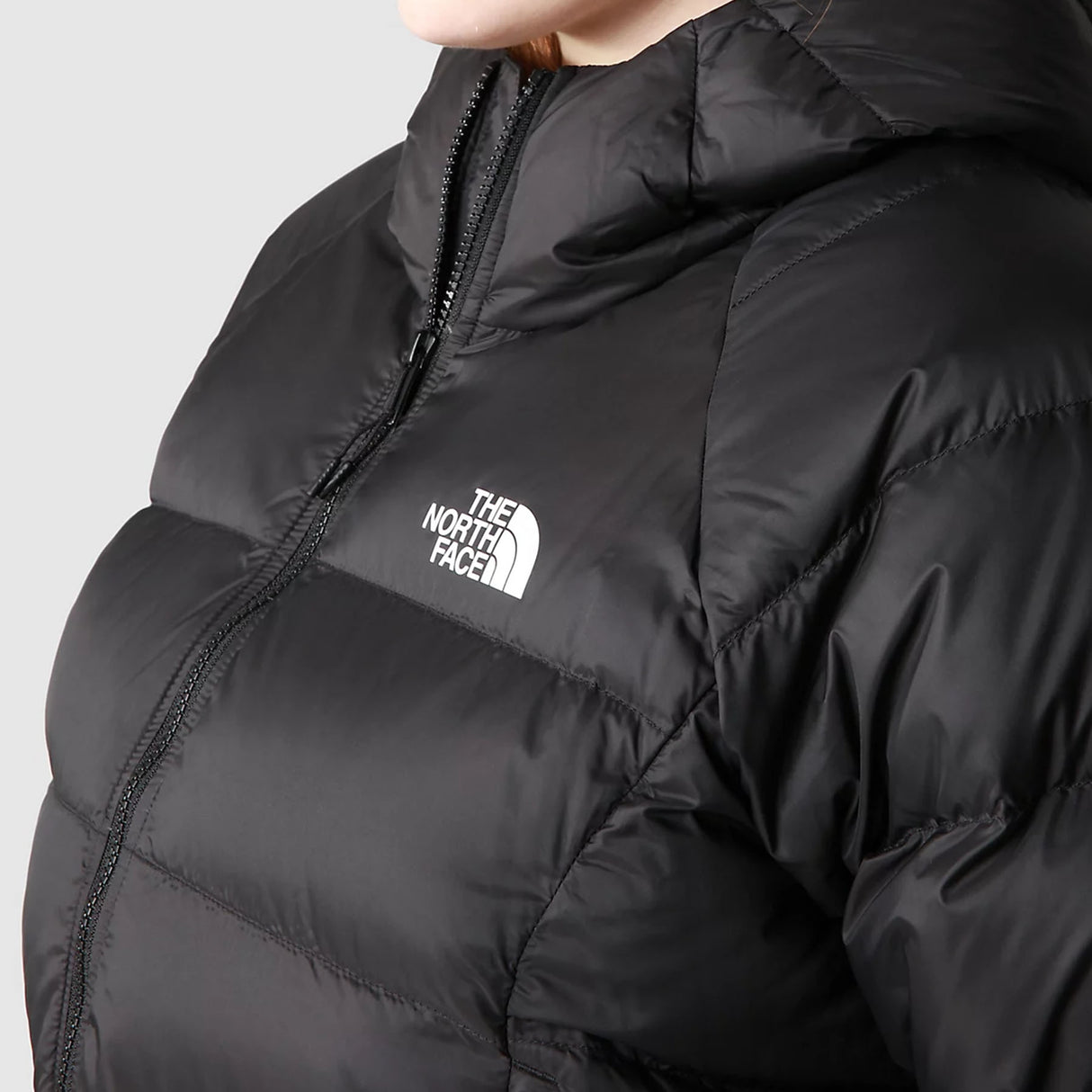 The North Face Women's Hyalite Down Hooded Jacket Slate Moss / X-Small-Slate Moss / Small-Slate Moss / Medium-Slate Moss / Large-Slate Moss / X-Large - 53 Degrees North