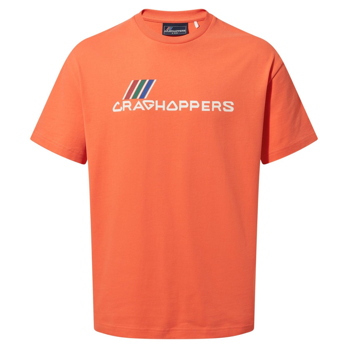 Craghoppers Men's Crosby Short Sleeve T-Shirt Scuba Blue Bubble / Small-Scuba Blue Bubble / Medium-Scuba Blue Bubble / Large-Scuba Blue Bubble / X-Large-Neon Coral / Small #- 53 Degrees North