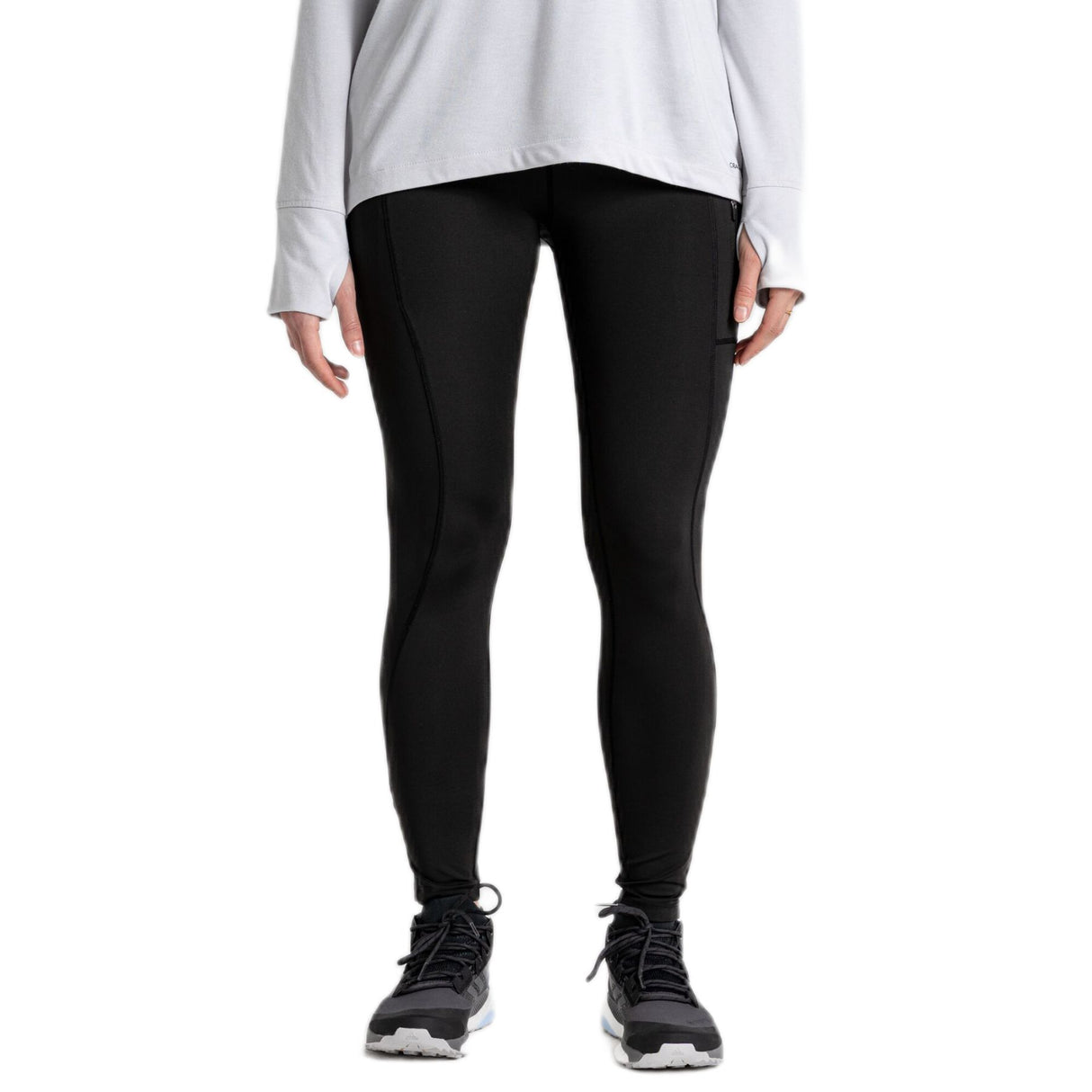 Craghoppers Women's Kiwi Pro Leggings Black / X-Small-Black / Small-Black / Medium-Black / Large-Black / X-Large #- 53 Degrees North