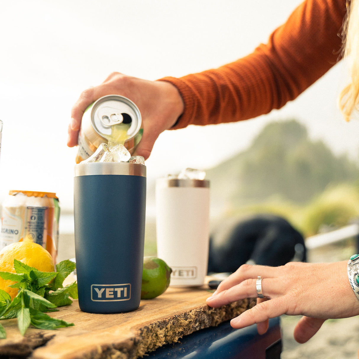 YETI Rambler 10 oz (296 ml) Tumbler Red Bull Night Sky Navy-Royal Blue-Rescue Red-White-Seafoam - 53 Degrees North
