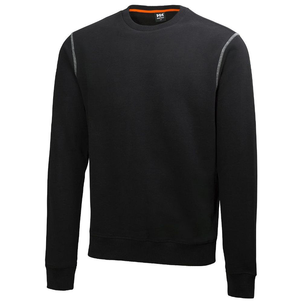 Men's Oxford Sweatshirt AW19 - Helly Hansen Workwear - 79026/990BLK/1S