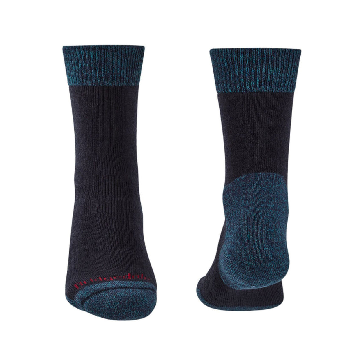Bridgedale Men's Explorer Heavyweight Merino Comfort Hiking Socks Navy / Medium - 53 Degrees North