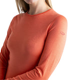 Icebreaker Women's 200 Oasis Long Sleeve Crewe Deco / X-Small-Deco / Small-Deco / Medium-Deco / Large-Deco / X-Large #- 53 Degrees North 