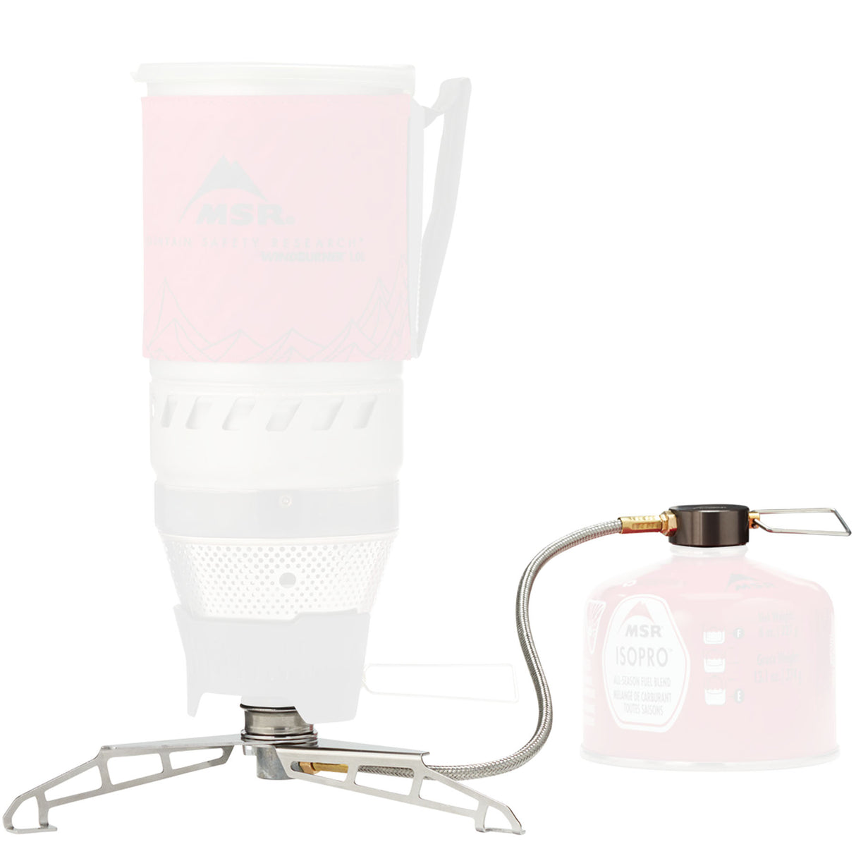 MSR LowDown Remote Stove Adapter Default Title #- 53 Degrees North 