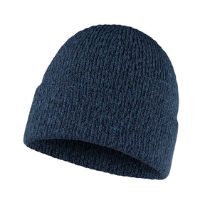 BUFF Knitted Jarn Hat Denim-Grey Melange #- 53 Degrees North 