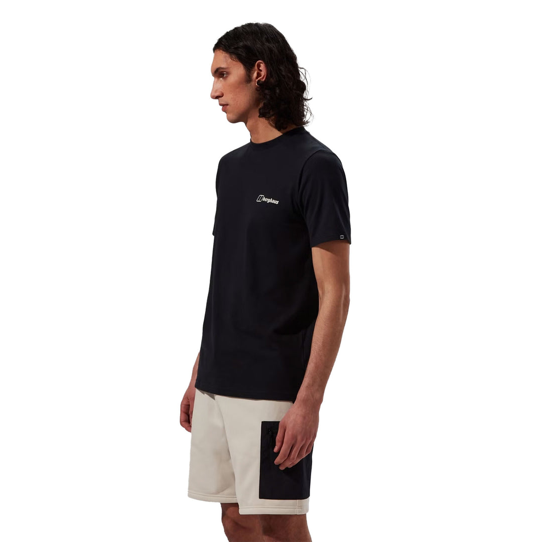 Berghaus Men's Mountain Silhouette Short Sleeve Tee #color_black