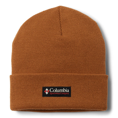 Columbia City Trek Heavyweight Beanie Dark Stone-Everblue-Shale Purple-Neon Light-Compass Blue/Icons #- 53 Degrees North 